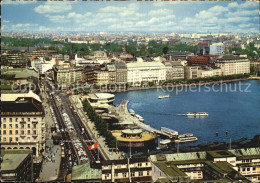 72546738 Hamburg Jungfernstieg Mit Binnenalster Fliegeraufnahme Hamburg - Autres & Non Classés