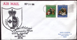 1986-Canada Busta Della Nave Rompighiaccio CCGS ECKLOO Diretta In Italia Con Fir - Briefe U. Dokumente