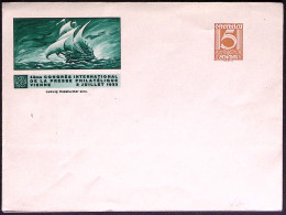 1933-Austria Biglietto 5 G. Congres International De La Presse Philatelique Vien - Brieven En Documenten