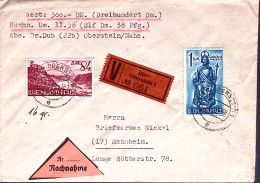1949-Germania Renania Palatinato Assicurata Per 300 M. Con Pregevole Affrancatur - Rhine-Palatinate