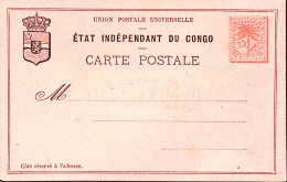 1900circa-Stato Indipendente Del Congo Intero Postale Nuovo - Covers & Documents