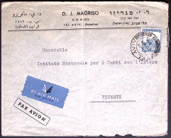 1938-Tel Aviv (Palestina) Aerogramma Diretto A Trieste - Palestina