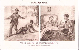 1939-Bene Per Male Il Segno Di Riconoscimento La Carità Verso I Compagni, Viaggi - Croce Rossa