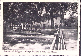 1937-Borghetto Di Valeggio Albergo Borghetto E Parco Sul Mincio,cartolina Viaggi - Vicenza