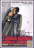 1935-Torino 3^ Adunata Nazionale Arma Del Genio - Patriottisch