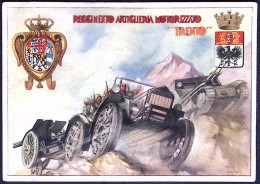 1940-Reggimento Artiglieria Motorizzato Trento Annullo Posta Militare N.ro 109 D - Weltkrieg 1939-45