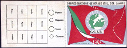 1952-tessera C.G.I.L. Confederazione Generale Italiana Del Lavoro - Lidmaatschapskaarten