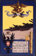 1930-Scuola Ufficiali Di Complemento D'artiglieria Bra Illustratore Betti, Viagg - Patriotic