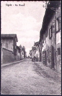 1930circa-Cigole (Brescia) Via Piazza, Leggera Piega - Brescia
