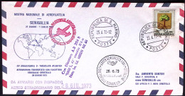 1973-San Marino Aerogramma Collegamento Postale Con Elicottero Senigallia Orbete - Cartas & Documentos