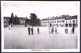 1930circa-Verolanuova (Brescia) La Piazza - Brescia