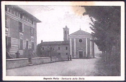 1955-Bagnolo Mella Brescia Santuario Della Stella,francobollo Asportato - Brescia