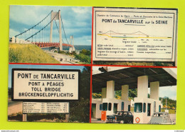 76 Le Pont De TANCARVILLE Détails Caractéristiques Peugeot 404 Citroën 2CV VOIR DOS - Bridges