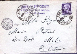 1944-Posta Militare/n.181 C.2 (27.11) Su Busta Affrancata Imperiale S.s. Lire 1 - Guerre 1939-45