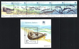 Poland 1998. Fauna Of The Baltic Sea. Fish.  MNH - Ongebruikt