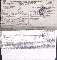 1923-AVVISO DI RICEVIMENTO Affrancato Michetti C.50 Legnago (15.5) - Poststempel