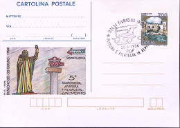 1994-ROMA Mostra Filat. In Aeroporto Su Cartolina Postale Lire 700 Sopr. IPZS Co - Ganzsachen