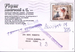 1995-FIAM Andreoni Et C. Cartolina Cambio Indirizzo Ufficio Di Bastia Umbra Viag - 1991-00: Poststempel