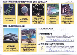 1996-CONCORSO PREMI OGGI Viaggiata - 1991-00: Marcophilia