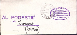 1944-R.S.I. MINISTERO FINANZE Posta CIVILE 316 Ovale Con Fascio E Annullo Minist - War 1939-45