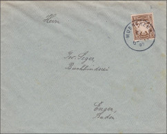 Bayern: 1897: Brief Von München Nach Engen In Baden - Brieven En Documenten