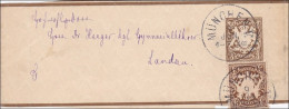 Bayern: 1899: Streifband Von München Nach Landau - Interi Postali