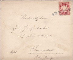 Bayern: 1905, Brief Nach Immenstadt - Briefe U. Dokumente