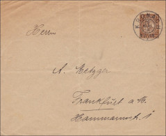 Bayern: 1913, Brief Von Kronach Nach Frankfurt - Storia Postale