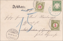 Bayern: 1904 In Die Schweiz Mit Nach TAXE - Lettres & Documents