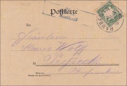 Bayern: 1898, Postkarte Aus Bamberg - Fresseck - Storia Postale