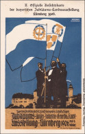 Bayern: Ganzsache Jubiläumsausstellung Nürnberg 1906 - Covers & Documents