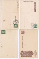 Bayern: 6 Ganzsachen - Lettres & Documents