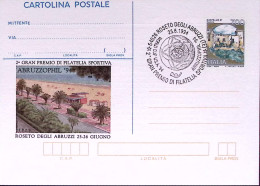 1994-ABRUZZOPHIL1994 Roseto Degli Abruzzi Annullo Speciale Su Cartolina Postale  - Interi Postali