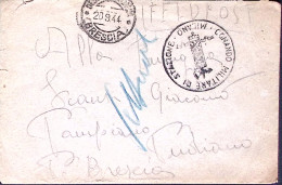 1944-COMANDO DI STAZIONE/ MILANO Tondo Con Fascio Su Busta Milano (20.9) Non Aff - Guerre 1939-45