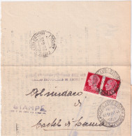 1945-Imperiale Coppia C. 20 (247) Su Stampe Ascoli P. (19.6) - Marcophilie