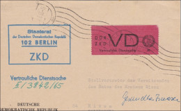 DDR: 1965: ZKD - Vertraulich Von Berlin Nach Riesa - Cartas & Documentos