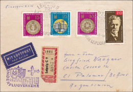DDR: 1965: Einschreiben Aus Leipzig Nach Argentinien - Lettres & Documents