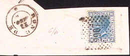 1878-(F=on Piece) RONCADE C.2 + Punti Su Largo Frammento Affrancato C.20 - Poststempel