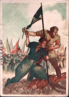 1942-BOCCASSILE La Disperata Ed. P.N.F. O.N.D. Viaggiata, P.m.155 (25.6)strappo  - Guerra 1939-45