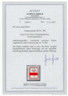 FELDPOST : MiNr. 5b: TUNIS Feldpostpäckchen Zulassungsmarken Mit BPP ATTEST - Feldpost 2a Guerra Mondiale