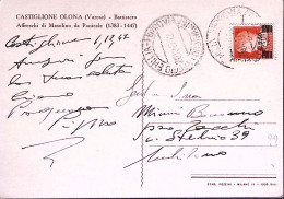 1947-Imperiale Sopr.lire 2,50/1,75 Isolato Su Cartolina Il Banchetto Di Erode, R - Marcophilie