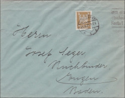 Perfin: Brief Aus Stuttgart, 1925, EF - Brieven En Documenten