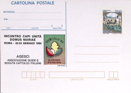 1994-Cartolina Postale Lire 750 Sopra IPZS AGESCI Domus Mariae Nuova - Postwaardestukken