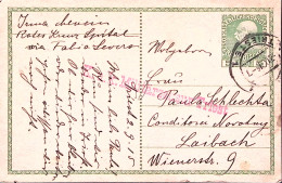 1915-Austria TRIESTE C.2 (2.9) Su Cartolina Postale H.5 - Autres & Non Classés