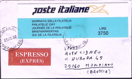 1992-FRODE POSTALE COPERTINA LIBRETTO GIORNATA Della FILATELIA (lire 3750) Su Es - 1991-00: Storia Postale