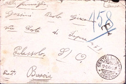 1945-Posta Da Campo /n.87264/E Manoscritto Al Verso Di Busta Sestri Levante (12. - Guerra 1939-45