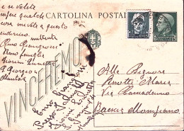 1943-Cartolina Postale Di Segnalazione Prigioniero Di Guerra In Mantova Scritta  - Weltkrieg 1939-45