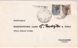 1959-PADERGNONE/TRENTO SD+DATARIO MUTO (7.12) Su Cartolina - 1946-60: Poststempel