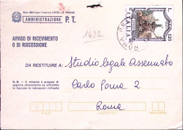 1980-TRENTO FONTANA DEL NETTUNO Isolato Su Avviso Ricevimento - 1971-80: Poststempel