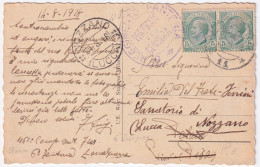 1918-Posta Militare/11 C.2 (15.8) Su Cartolina - Marcofilía